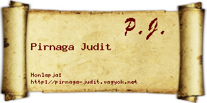 Pirnaga Judit névjegykártya